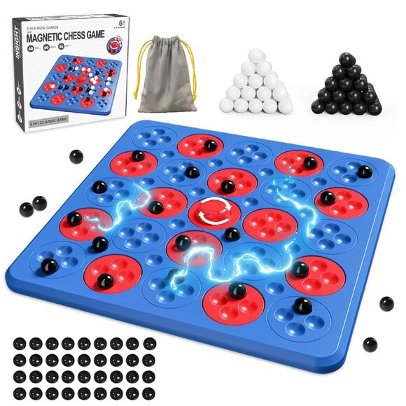 Hcusus Other - Magnetic Chess Game,  Magnetic Board Game for Kids Adults Family Game